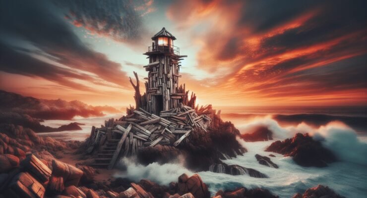 driftwood lighthouse