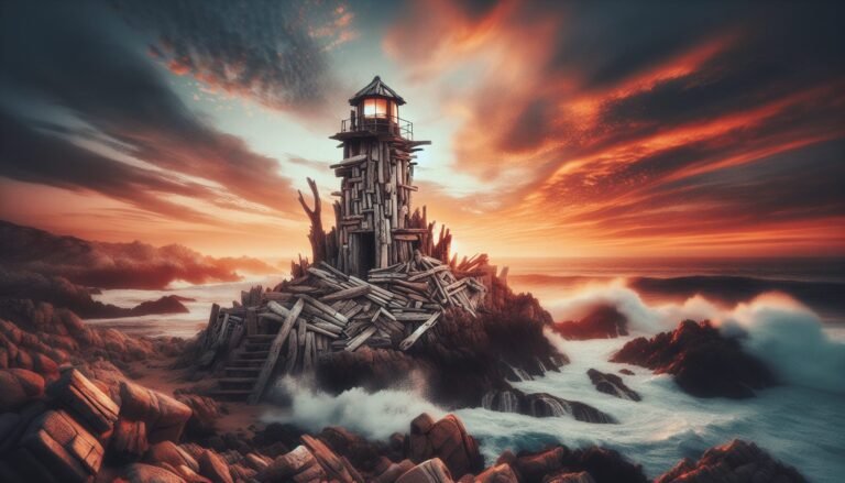 driftwood lighthouse