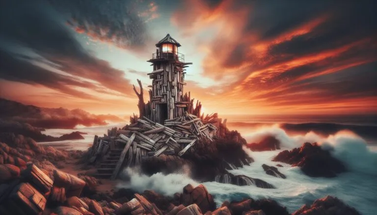 driftwood lighthouse