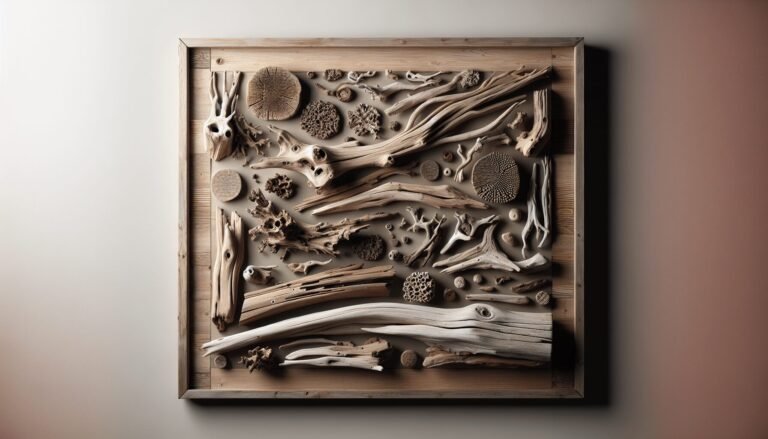 driftwood mirror diy