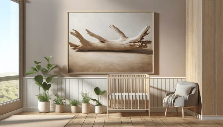 driftwood nursery decor
