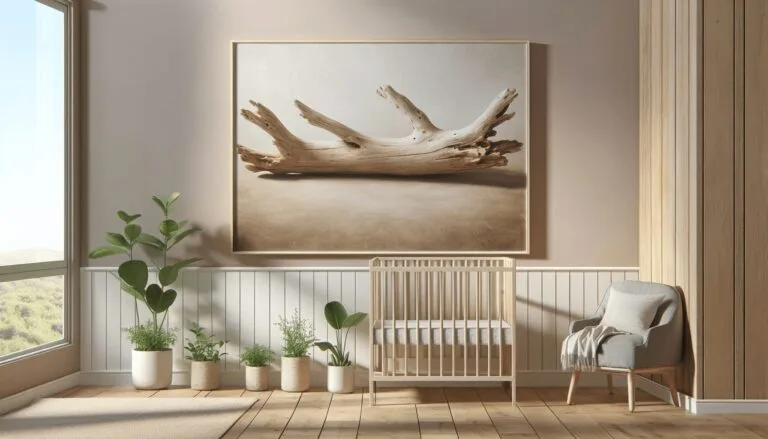 driftwood nursery decor