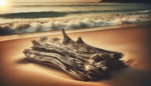 driftwood on beach 1