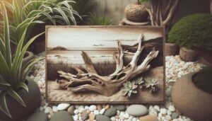 driftwood outdoor decor