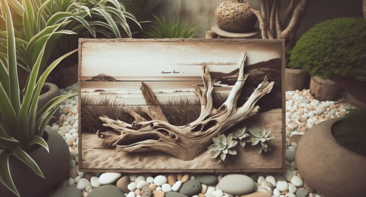 driftwood outdoor decor