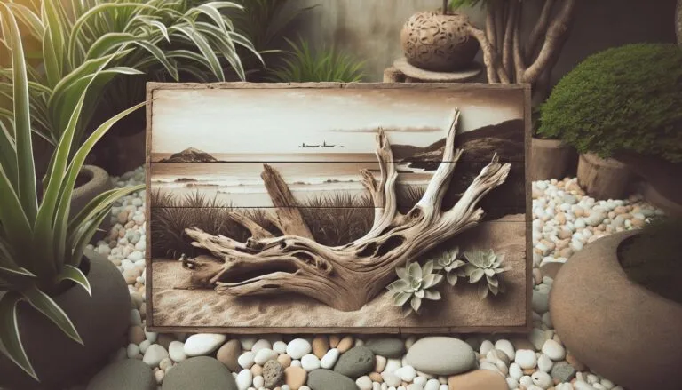 driftwood outdoor decor