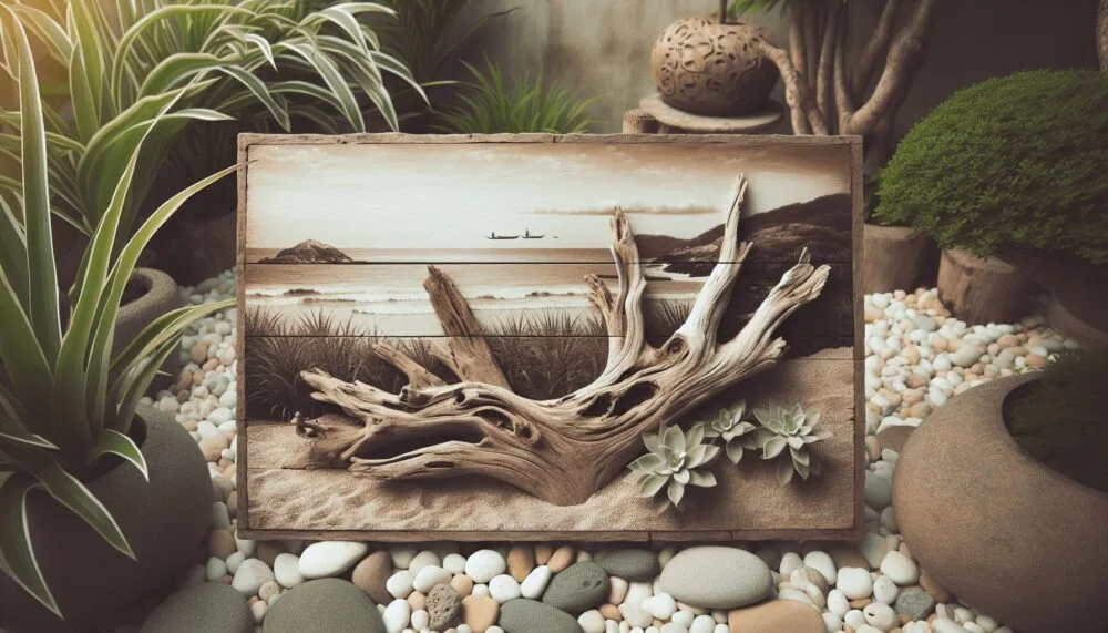 driftwood outdoor decor