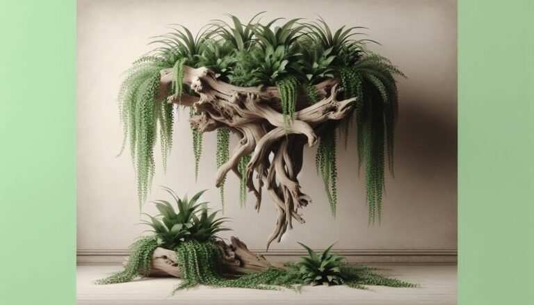 driftwood plant hanger 1