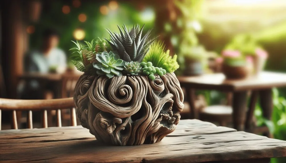 Driftwood Planters Diy Driftwood Planters Diy