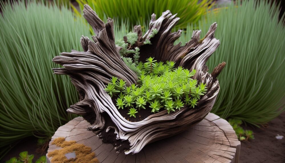 Driftwood Planters Driftwood Planters