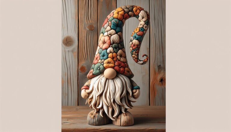 painted driftwood gnomes 1