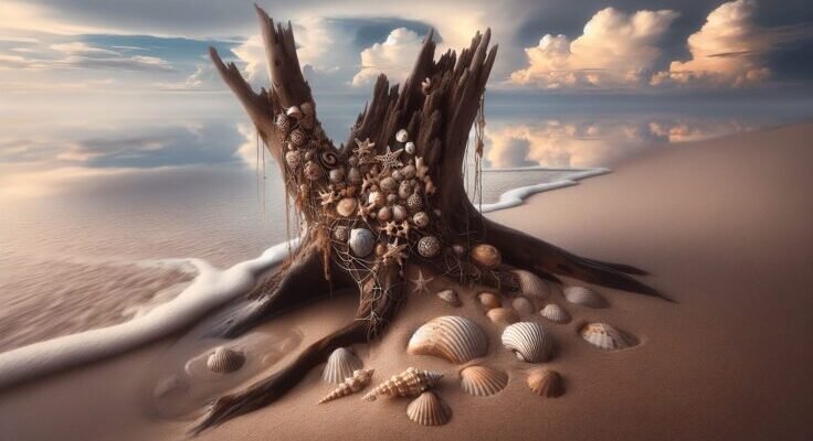 coastal charm creating a driftwood wall hanging