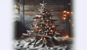diy driftwood xmas tree