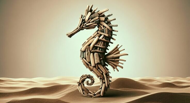 driftwood seahorse