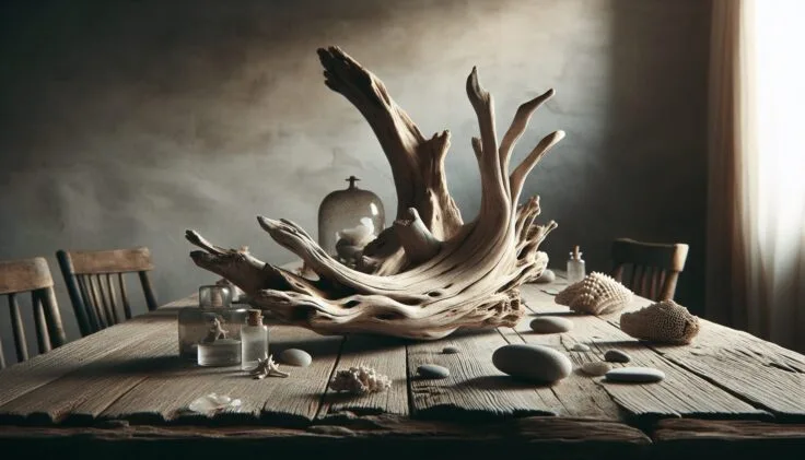 driftwood table centerpiece 1