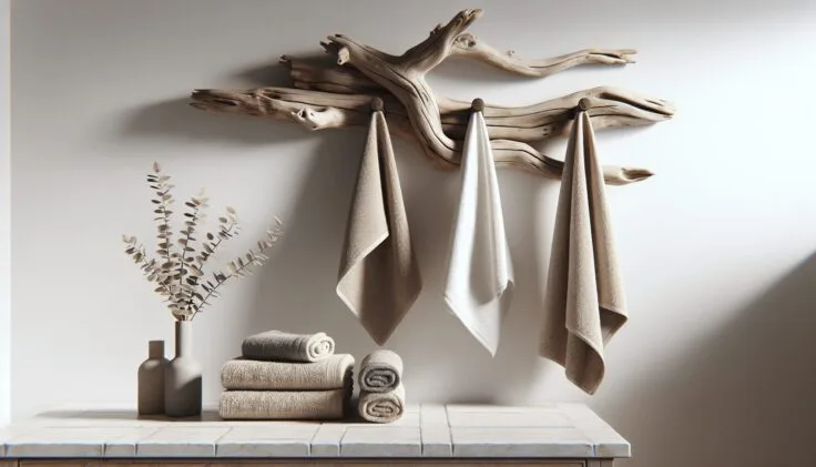 Driftwood Towel Rack
