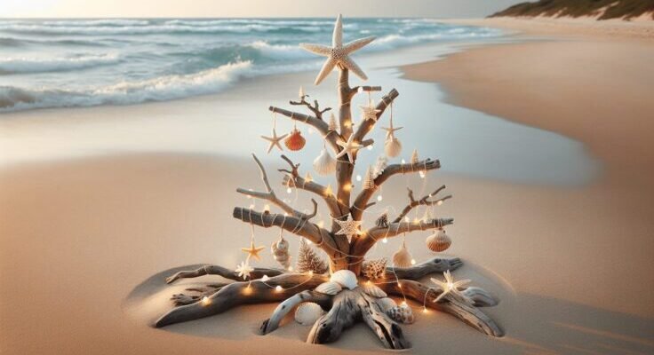 driftwood trees christmas