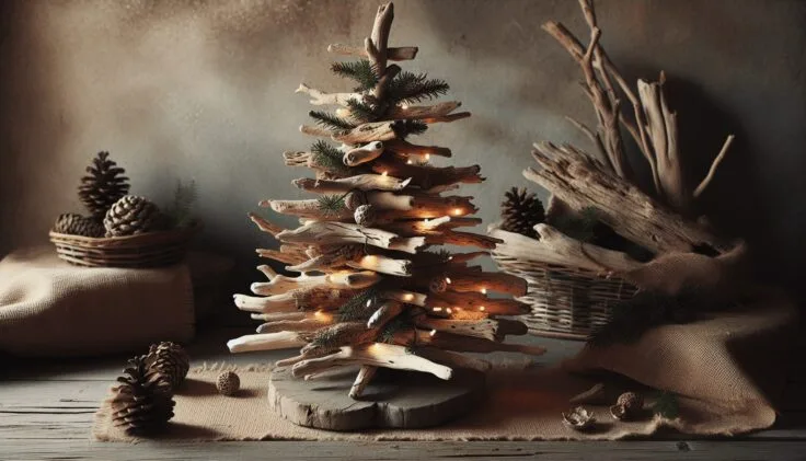 Driftwood Xmas Crafts for a Rustic Holiday