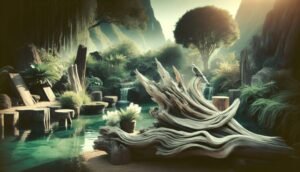 driftwood yard ideas
