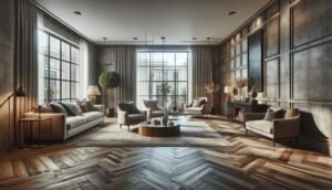 elegance and durability with driftwood vinyl plank flooring