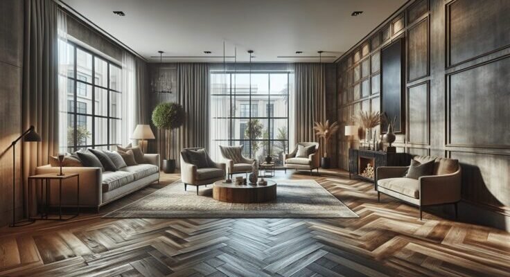 elegance and durability with driftwood vinyl plank flooring