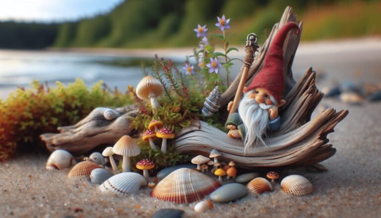 gnomes on driftwood 1