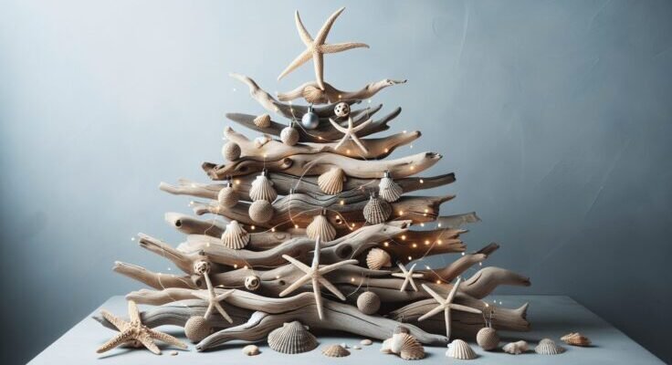 how to make driftwood xmas tree 1