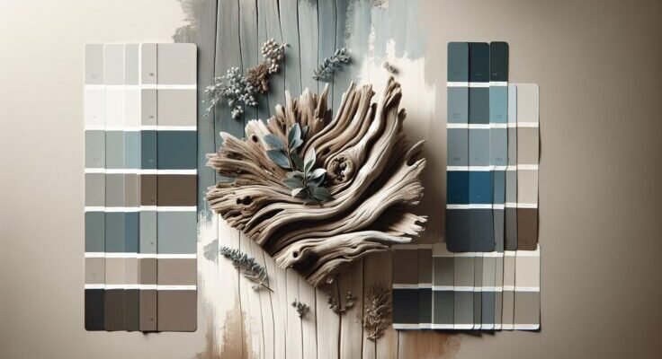 paint colors that go with driftwood