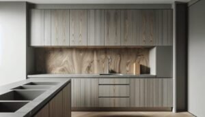 stylish driftwood grey kitchen cabinets 1