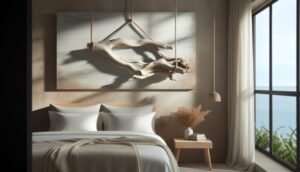 driftwood above bed 1
