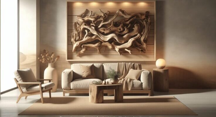 driftwood above couch 1