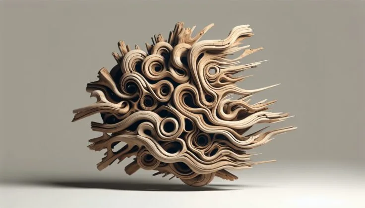 Driftwood Abstract Sculpture