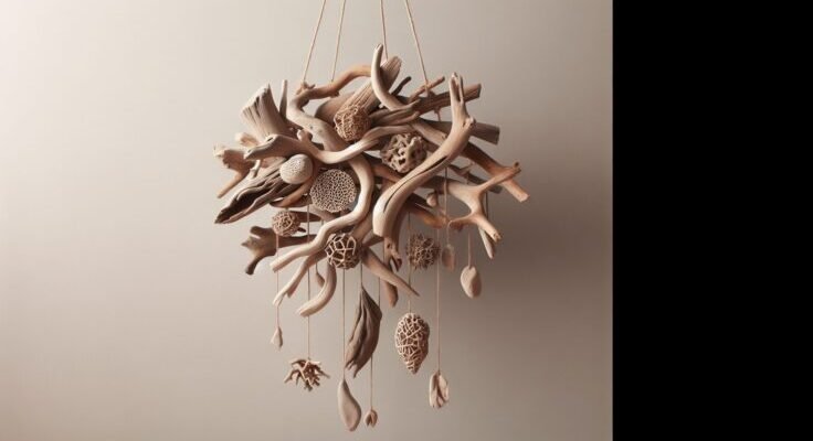 driftwood hanging decor