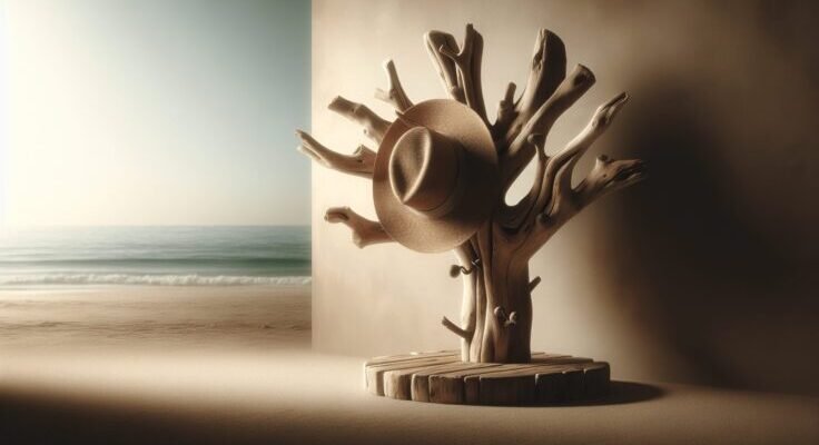driftwood hat rack