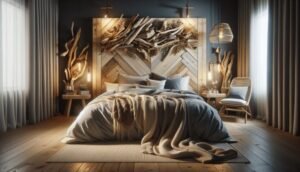 driftwood headboard diy