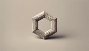 driftwood hexagon tile 1