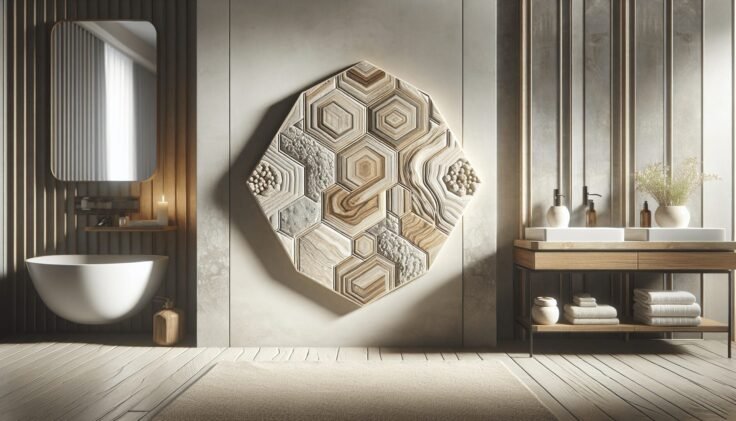 Driftwood Hexagon Tile Bathroom Driftwood Hexagon Tile Bathroom