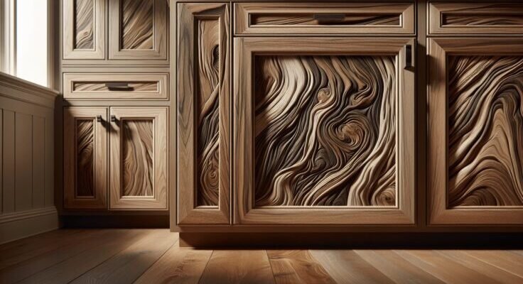 driftwood hickory cabinets 1