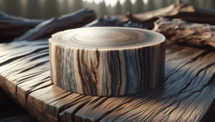 driftwood stain on hickory 1