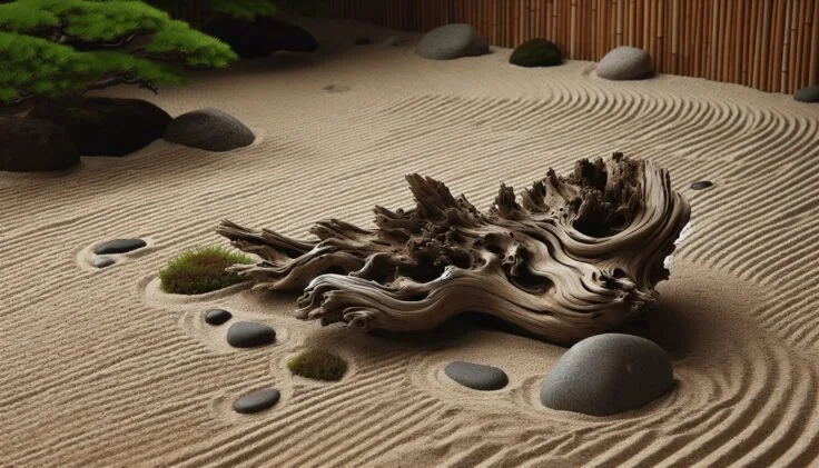 driftwood zen garden 1