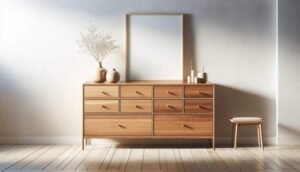 keane driftwood 6 drawer wood dresser 1