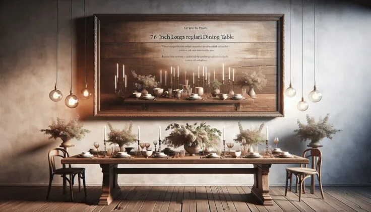santa rosa plank dining table 76