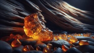 amber and driftwood