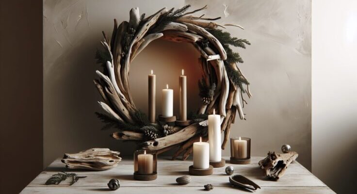 driftwood advent wreath 1