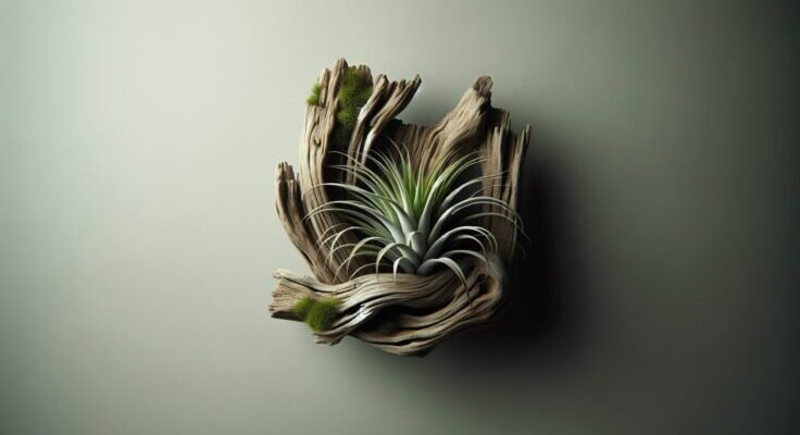 driftwood air plant holder