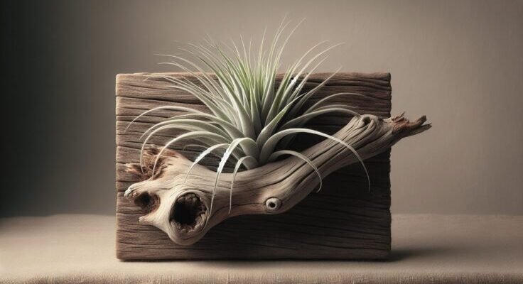 driftwood air plant holder diy 1