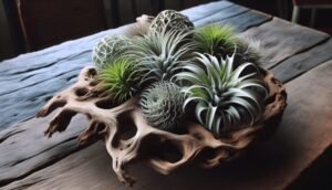 driftwood airplant centerpiece 1