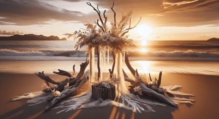 driftwood alter wedding