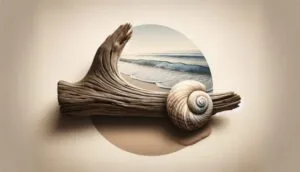 driftwood and shells 1