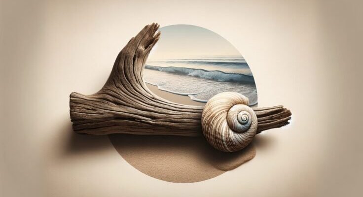 driftwood and shells 1